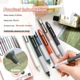 thumbnail image 4 of Youkk 6 Pcs/ensemble Stylos Gel Rétractables à Écriture Fluide Format de Poche et Pratiques Convenant à Toutes les Occasions 1Ensemble, 4 of 6