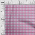 thumbnail image 1 of oneOone Silk Tabby Fabric Madras Check Print Sewing Fabric BTY 42 Inch Wide, 1 of 4