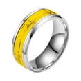 thumbnail image 1 of Birdeem Bague Électrocardiogramme en Acier Inoxydable Bague de Couple, 1 of 1