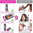 thumbnail image 2 of Unbound Cordless Auto Rotating Ceramic Hair Curler USB Rechargeable Automatic Curling Iron LED Display Temperature Wave Curler Gray Color, 2 of 8