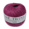thumbnail image 1 of Boule de Ficelle au Chanvre Magenta 1 mm, 1 of 2