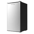 thumbnail image 4 of Hamilton Beach 3.3 Cu.Ft Mini Fridge with Freezer, Compact Refrigerator, Single Door, Energy Star, Reversible Door, Stainless Steel, 4 of 7