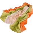 thumbnail image 1 of Opolski Scarf Stylish Gradient Color Soft Material Women Long Chiffon Shawl for Beach, 1 of 9