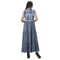 thumbnail image 4 of Moomaya Robe d'Été Longue Imprimée pour Femmes en Rayonne Sans Manches, 4 of 4