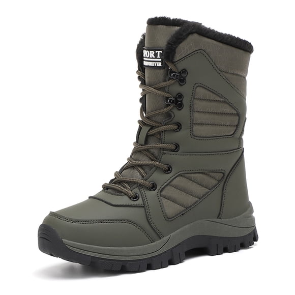 Women's Snow Boots Winter S Snow for Women Womens Snow Fashion Thick Sole Non- Women's Snow with Heels Womens Extra Wide Calf Snow Lace Up High Top for Women for Winter Snow Womens Snow
