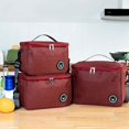 thumbnail image 2 of Lunch Bag Food Cooler Bags Multifunction Container Tote Case for Office Work School Beach Travel, 2 of 6