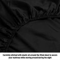 thumbnail image 3 of HLONK Fresh Linen 1200 Thread Count California King Size Deep Pocket Solid Cotton Sheet Set (California King, 3 of 3