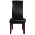 thumbnail image 3 of Greenwich Series Black LeatherSoft Parsons Chair, 3 of 9