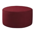 thumbnail image 1 of Housse Extensible pour Pouf Rond Housse de Repose-Pieds Amovible Housses de Repose-Pieds - Rouge 12 Rouge, 1 of 8