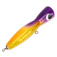 thumbnail image 3 of Big Popper Lure, Reflective Design Wooden Bait 18cm 120g For Bass Tuna GT Trout, 3 of 8