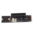 thumbnail image 4 of NGFF/M.2 à PCIE X4 Carte Montante, PH47 NGFF/M.2 à PCI-E X4 Carte d'Extension NGFF/M.2 à PCI-E Carte Adaptateur avec Indicateurs LED, pour 2260/2280 M.2 SSD Module Slot, 4 of 8