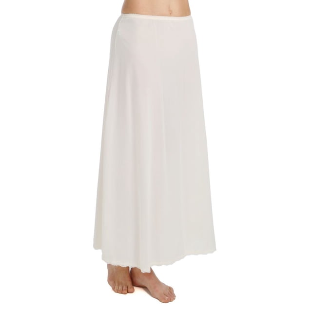 Combinaison Mi-Longue Évasée de Jour pour Femme Shadowline 4711636 36 Pouces (Ivoire 1X)