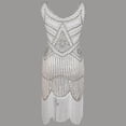 thumbnail image 1 of Gspmoly Robes pour Femmes, Grande Taille Vintage Années 1920 Flapper à Franges Superbe Soirée Fête Cocktail Robe Cocktail Robe Offres des Fêtes, 1 of 4