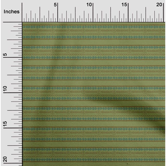 oneOone Polyester Lycra Fabric Dot|Leaves & Floral Block Decor Fabric Printed BTY 56 Inch Wide