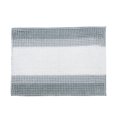 thumbnail image 1 of Stripe Chenille Bath Mat 20X28 Gray, 1 of 4
