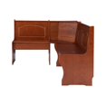 thumbnail image 4 of Linon Chelsea Unité d'Angle de Coin-Repas en Bois, Fini Noyer Brun, avec Rangement sous le Banc, (Ensemble de 1), 4 of 12