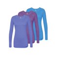 thumbnail image 1 of Adar Underscrubs for Women Multi Color 3 Pack - Long Sleeve Underscrub Comfort Tee, 1 of 7