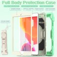 thumbnail image 4 of [Full-Body] Shock-Proof Case for Kids with [Screen Protector] [395 Rotating Hand Strap] &Stand [Pen Holder] for iPad 9.7 2017 / 2018 （Light Green）, 4 of 4
