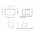 thumbnail image 4 of Soulaca 43 inches Smart webOS Mirror TV with LED Light 4K Screen Makeup Salon Sink Decoration Built-in ATSC Voice Control  Vanishing Mirror Screen, 4 of 8