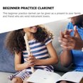 thumbnail image 4 of KONTONTY 2 Pcs Flûte à Bec Soprano en Résine avec 8 Trous pour Débutants Instrument d'Entraînement Blanc, 4 of 8