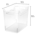 thumbnail image 2 of Sterilite Étagère Moyenne Rangement à Domicile Organisation Contenant en Plastique, Lot de 6, Transparent, 2 of 6