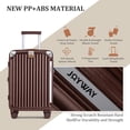 thumbnail image 4 of Joyway Valise Cabine Extensible Rigide 20 Pouces Bagage Cabine Port USB Porte-Gobelet Cadenas TSA Valise, 4 of 7