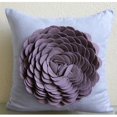 thumbnail image 2 of The HomeCentric Housse de Coussin pour Canapé Bleue Housse de Coussin Décorative pour Sofa Lot de 2, Housses de Coussin en Feutre 16x16 Pouces avec Fermeture Éclair Nature et Floral Rose Housses de Coussin Modernes - Rose de Rêve, 2 of 3