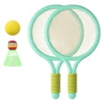 thumbnail image 4 of Durable Kids Tennis Rackets Set 1Pcs Tennis Balls 1Pcs Badminton for Starter Players Kindergarten Beginner Training green, 4 of 7