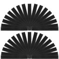 thumbnail image 2 of 50pcs Makeup Brush Mesh Cover Cosmetic Brush Protector Net Sleeve Guards (Black), 2 of 7