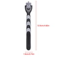 thumbnail image 2 of 3 Layers Men Beard Manual Shaving Razor Handle shaving razor manual shaving Men's Facial Hair Trimming Grooming Stainless Steel Razor Handle, 2 of 8