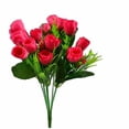 thumbnail image 2 of EGNMCR Home Decor, Room Decor, Fall Decor High-end Artificial Flowers Flower 6 Forks 18 Heads Artificial Flowers Home Decoration Plastic Flowers False Tulip, 2 of 6