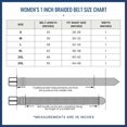 thumbnail image 2 of CTM® Ceinture Tressée Élastique Extensible (Lot de 2 Couleurs) (pour Femmes), 2 of 2