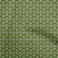 thumbnail image 1 of oneOone Rayon Green Fabric Asian Ikat Craft Projects Decor Fabric Printed By The Yard 56 Inch Wide, 1 of 4