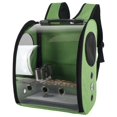 thumbnail image 1 of Portable Bird Backpack Shoulder Bag Non-Slip Bottom Cushion Pet Knapsack Carrier Green, 1 of 8