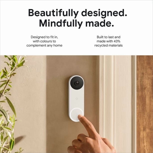 Google Nest Doorbell Wired 2nd Gen - Walmart.ca