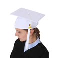 thumbnail image 3 of Chapeau de Collation des Grades Unisexe Décoratif en Polyester pour Adulte, Casquette à Pompon de Collation des Grades pour Bachelier, 3 of 8