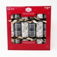 thumbnail image 1 of HOLIDAY TIME 12PK X 12" PREMIUM CHRISTMAS CRACKERS, FOLIAGE AND TARTAN PATTERN, 1 of 5