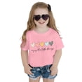 thumbnail image 4 of 2025 T-Shirts Blancs Mignons à Imprimé Graphique pour Filles Col Rond Manches Courtes T-Shirts Graphiques pour Filles 7-8 Tee Été Décontracté T T-Shirts à Manches Courtes pour Filles Chemise, 4 of 4