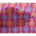 thumbnail image 4 of oneOone Viscose Chiffon Fabric Swirl Ikat Print Fabric By The Yard 42 Inch Wide, 4 of 4