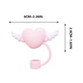 thumbnail image 2 of TopLLC Kitchen Gadgets, Kitchen Accessories, Kitchen Utensils, Kitchen Tool Valentine's Day Straw Straw Stopper Straws cap, 2 of 5