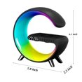 thumbnail image 3 of Wadan Mini Chargeur de Haut-Parleur Sans Fil Intelligent Rapide en Forme de g, 10 Types d'Effets Lumineux, Lampe Veilleuse, Machine Sonore Réveil Lumineux Réveils avec Alarme Audio Bluetooth, 3 of 8
