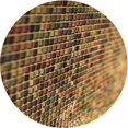 thumbnail image 1 of Ahgly Company Machine Washable Indoor Round Transitional Caramel Brown Area Rugs, 7' Round, 1 of 7