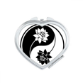 thumbnail image 1 of Culture Black White Pattern Mirror Travel Magnification Portable Handheld Pocket Makeup, 1 of 3