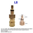 thumbnail image 1 of Pressure Washer Male Adapter Quick Nozzle to Lavor/For Parkside Hose Connect L8, 1 of 10