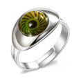 thumbnail image 1 of Mood Rings Changeable Color Temperature Emotion Feeling Fashion Cute Costume Props Multiple Shapes Christmas for Women Men Gift eye, 1 of 6