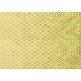 thumbnail image 1 of Ahgly Company Tapis d'Intérieur Lavables à la Machine, Rectangle Transitionnel, Jaune Soleil, 7' x 10', 1 of 7