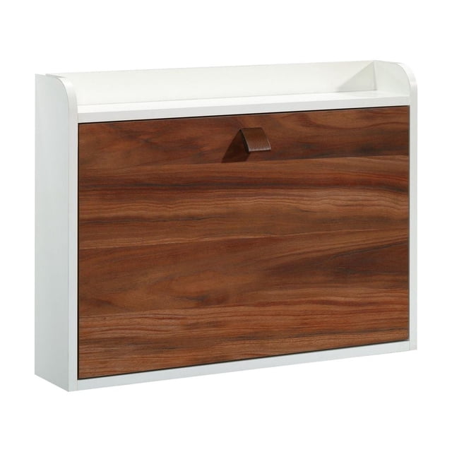 Sauder Anda Norr Wall-Mount Desk, Pearl Oak, 431222