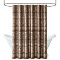 thumbnail image 2 of Rideau de Douche Jacquard Taupe 72x72 Pouces, 2 of 3