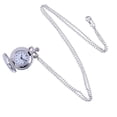 thumbnail image 2 of EGNMCR Vintage Round Dial Quartz Small Pocket Watch Classical Roman Scale Pocket Watch pocket watch, 2 of 6
