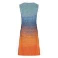 thumbnail image 5 of FcBaudy Camisole Sans Manches Robe Col en V, Robes d'Été pour Femmes, Robes Femmes Imprimées Élégantes Décontractées Style Robe Col en V avec Bretelles Robe Femmes, 5 of 5